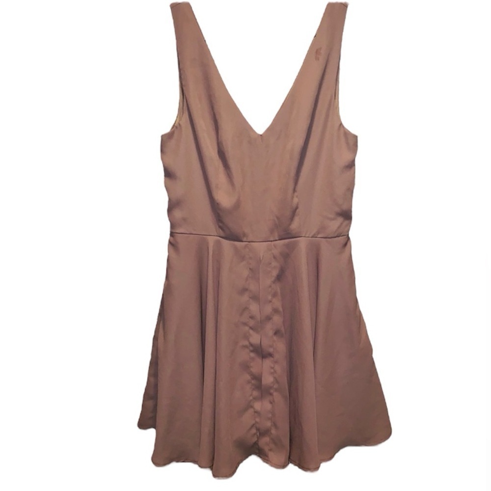 Women’s Brown Romper Mini Dress S - Picture 2 of 4
